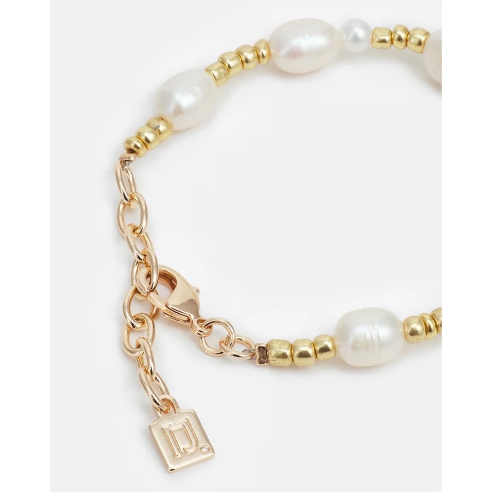 DANNIJO Valeria Bracelet Freshwater Pearl Yin Yang set NWT - Picture 3 of 16